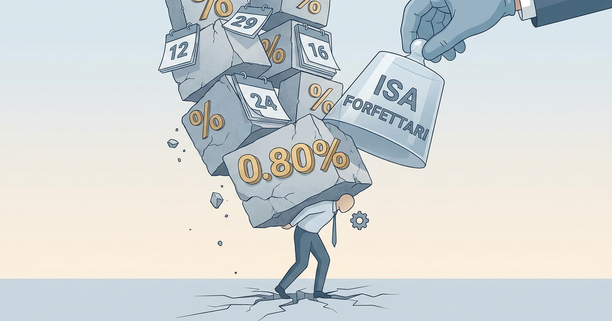 Imposte 20 agosto 2026: maggiorazione 0,80% ISA e forfettari
